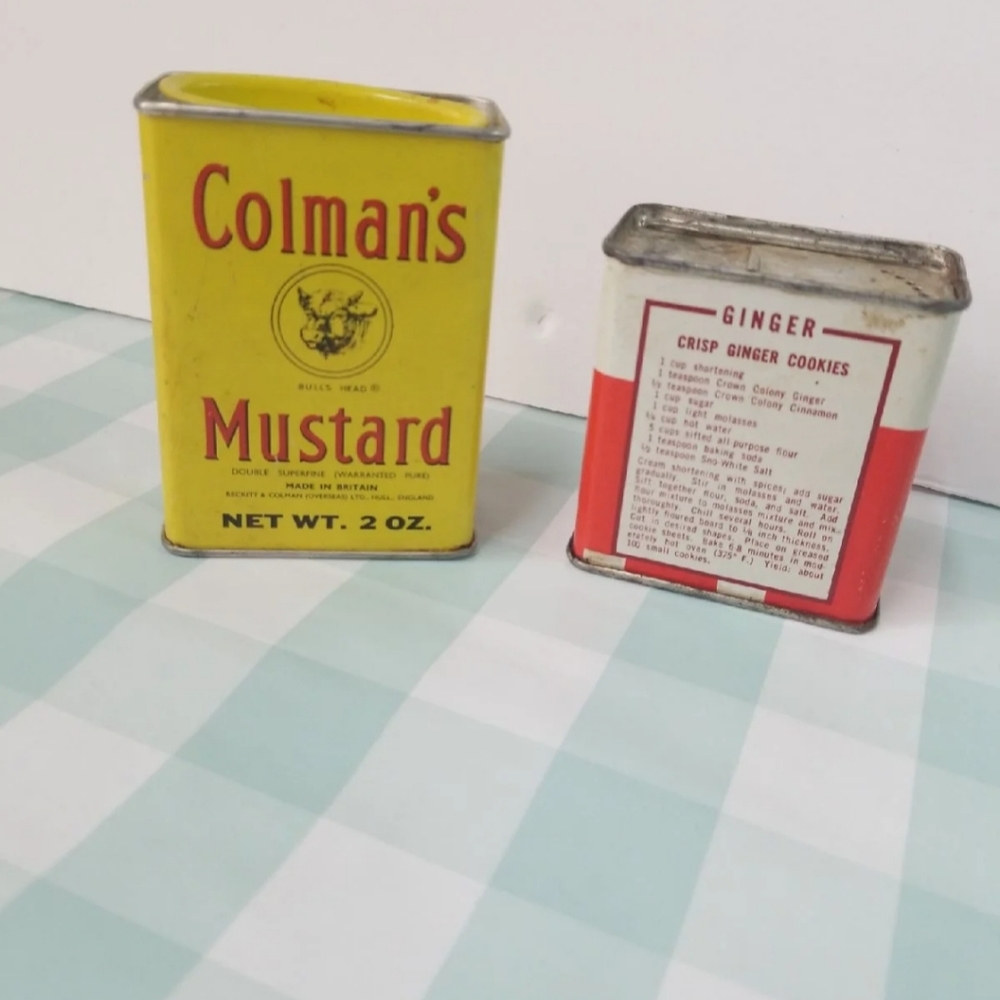 Vintage tins
